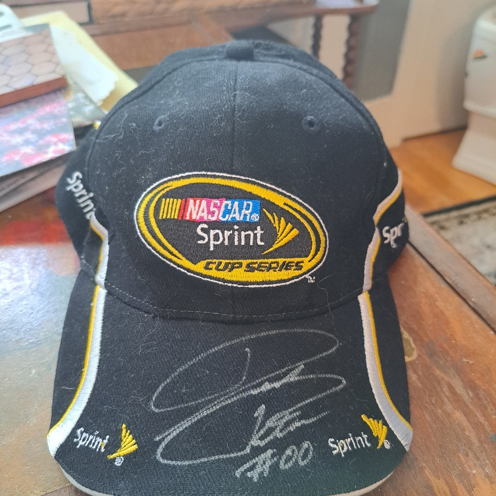 Signed Nascar Ball Cap